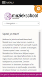 Mobile Screenshot of muziekschoolwaterland.nl